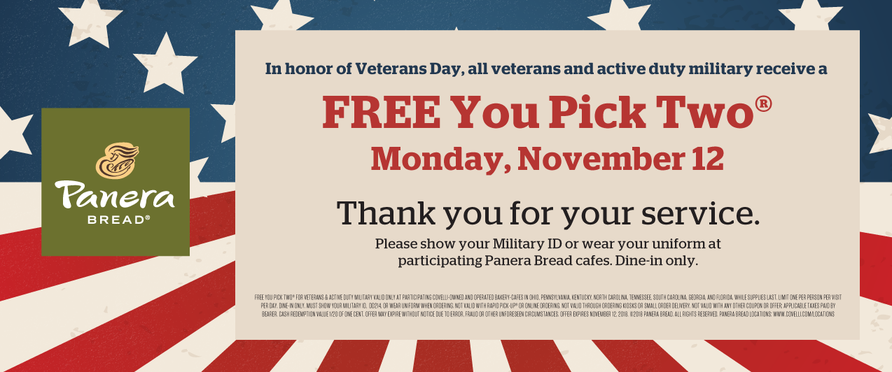 Veterans day discounts jacksonville nc